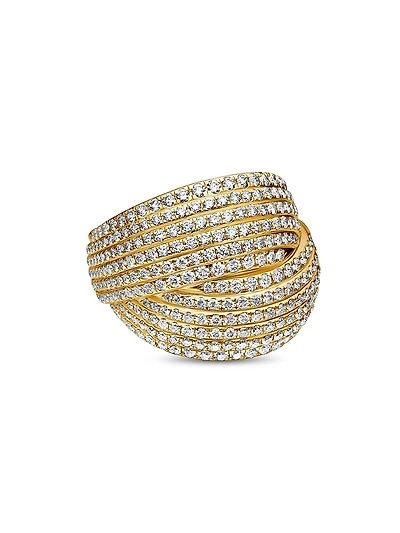 DY Origami Ring 18K Yellow Gold