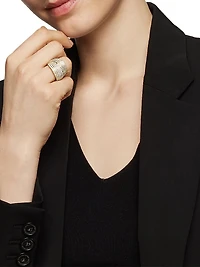 DY Origami Ring 18K Yellow Gold