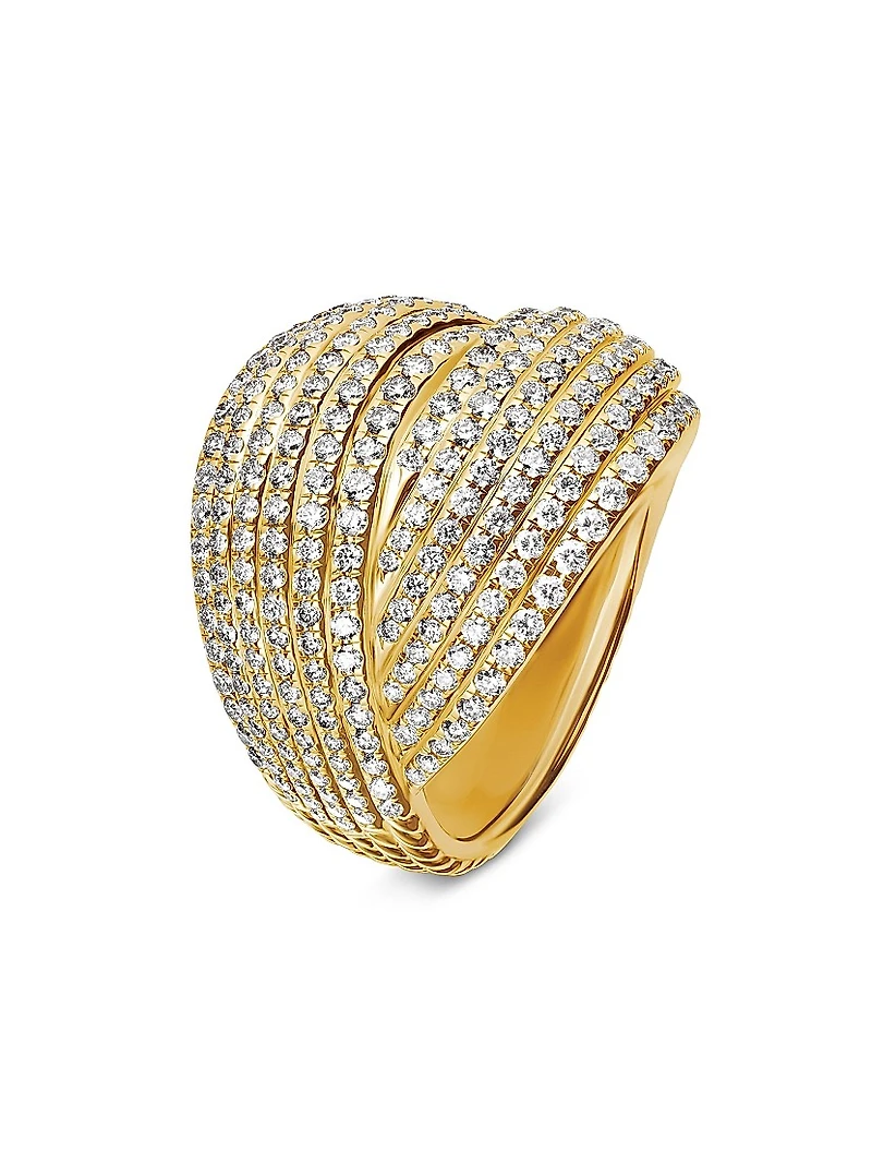 DY Origami Ring 18K Yellow Gold