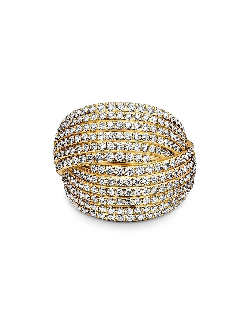 DY Origami Ring 18K Yellow Gold