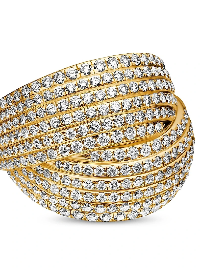 DY Origami Ring 18K Yellow Gold