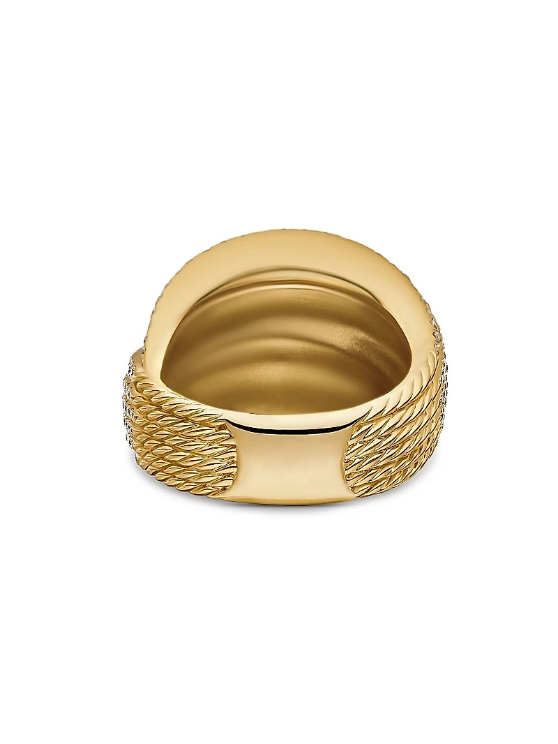 DY Origami Ring 18K Yellow Gold