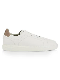 Leather Low-Top Sneakers
