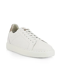 Leather Low-Top Sneakers