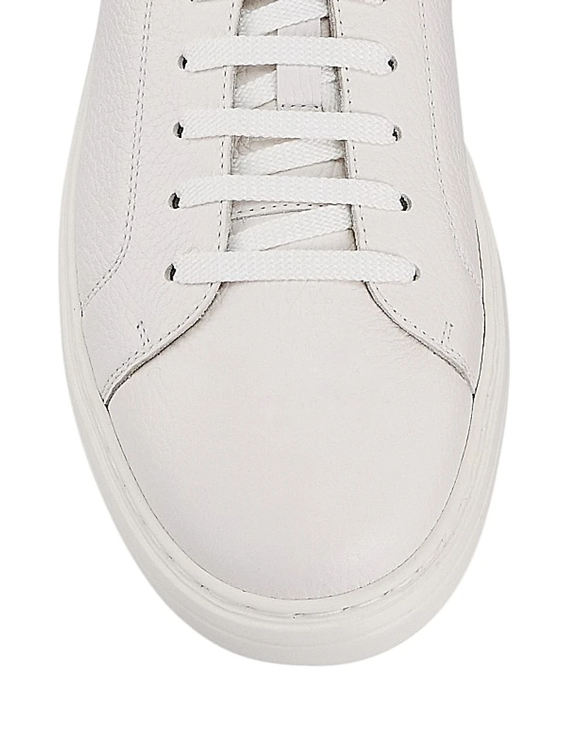 Leather Low-Top Sneakers