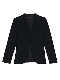 Tailored Lapelless Blazer