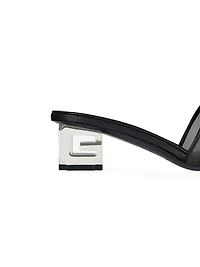 G Cube Mules in 4G Transparent Mesh