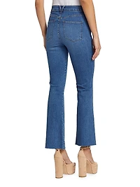 Carson High-Rise Stretch Flare Ankle Jeans