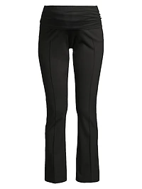 London Ponté Maternity Crop Pants