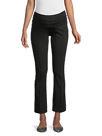 London Ponté Maternity Crop Pants