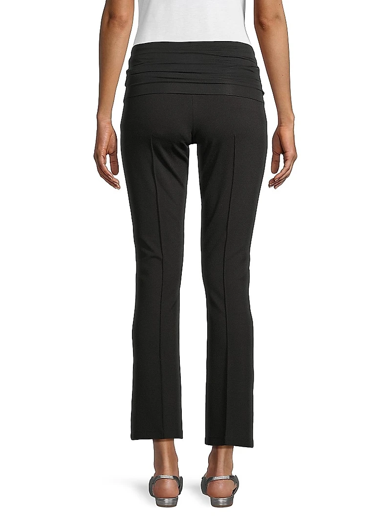 London Ponté Maternity Crop Pants