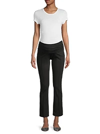 London Ponté Maternity Crop Pants