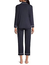 Penelope Piped Pajama Set