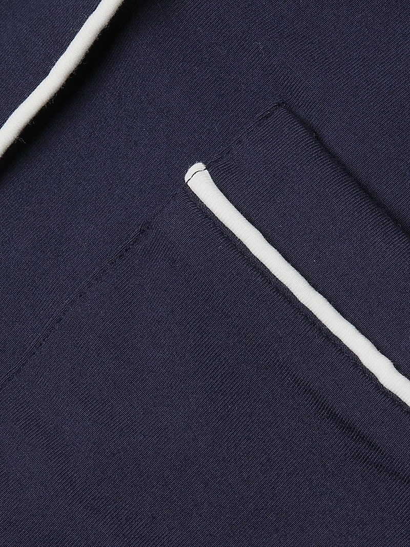 Penelope Piped Pajama Set