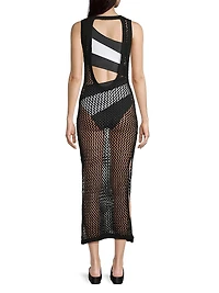 Holly Net Cover-Up Midi-Dress