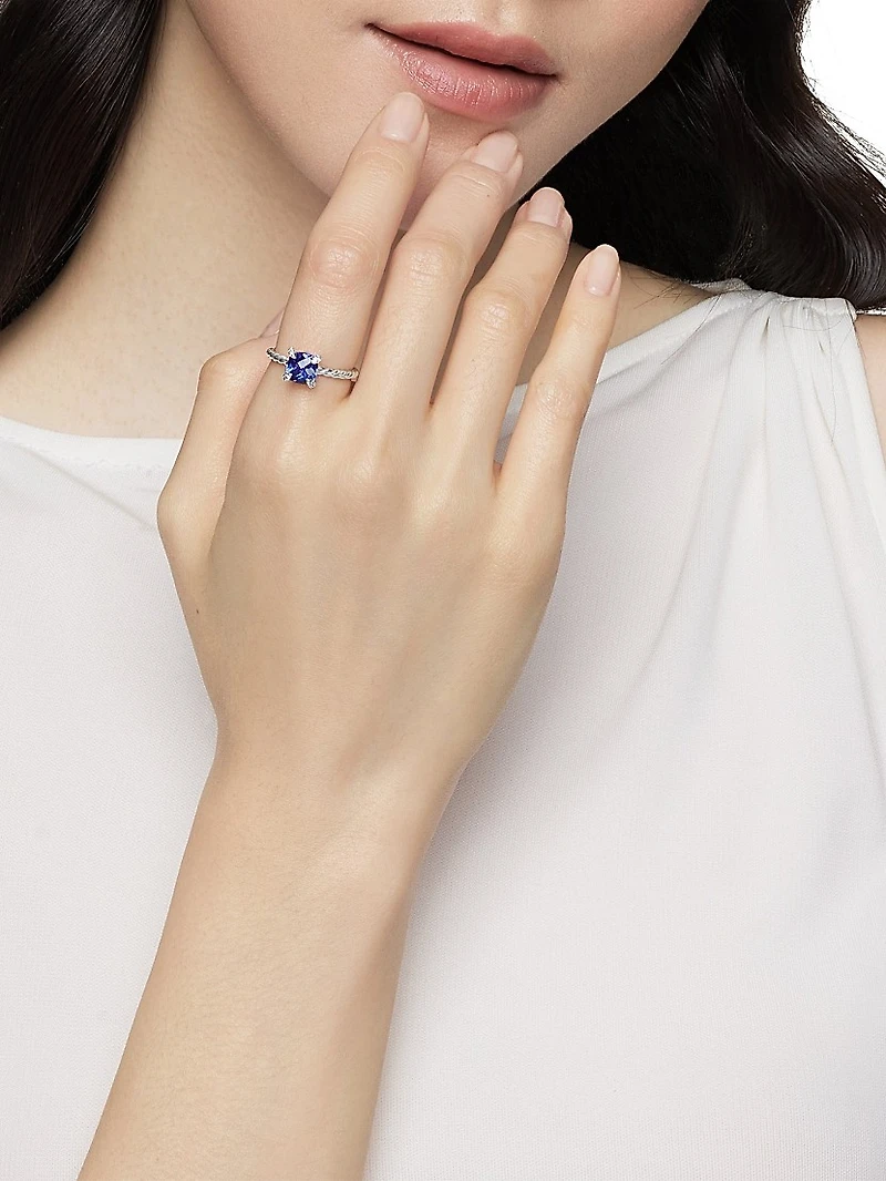 Chatelaine Ring 18K White Gold