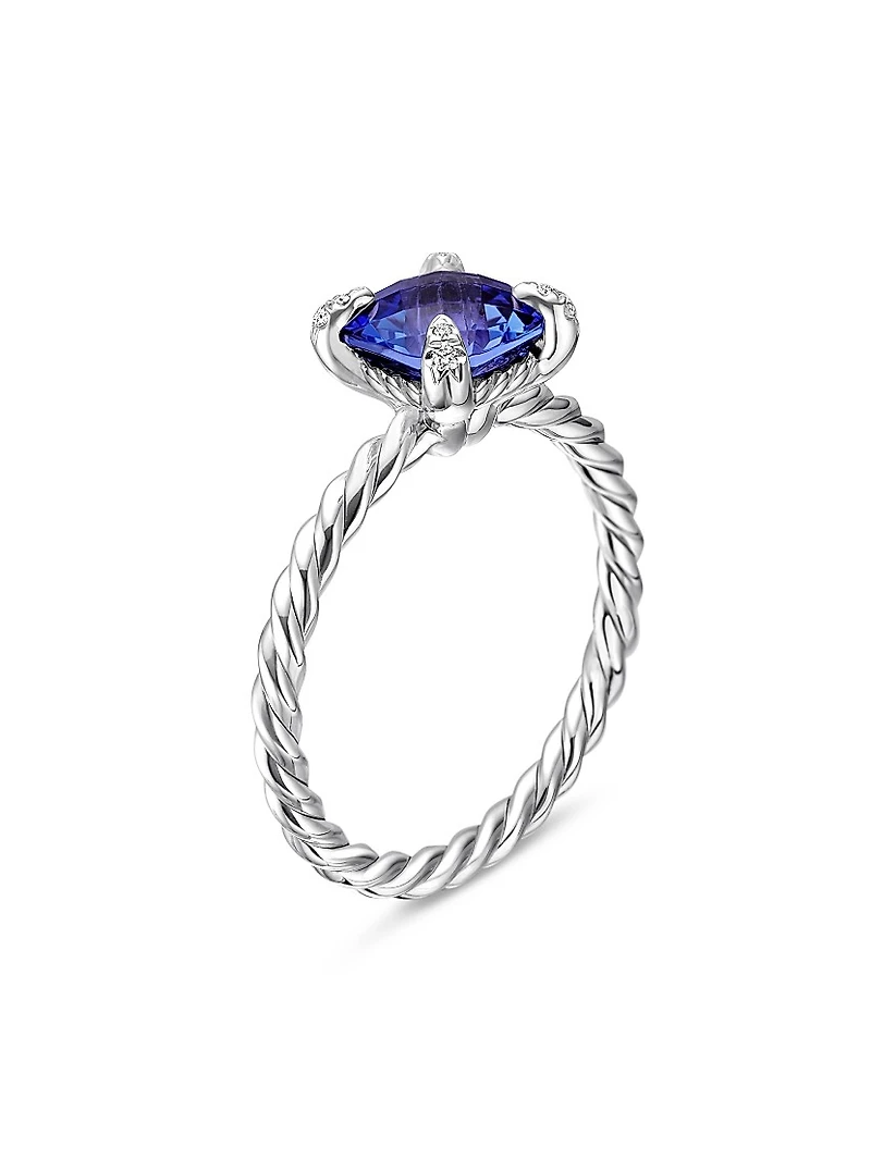 Chatelaine Ring 18K White Gold