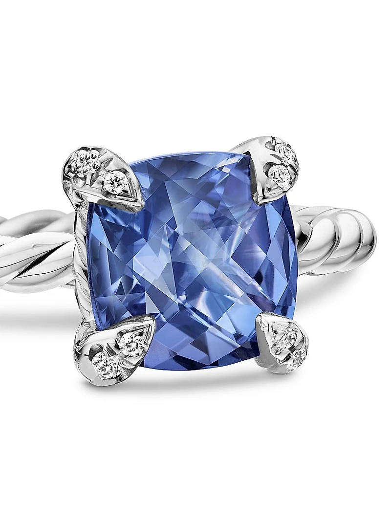 Chatelaine Ring 18K White Gold