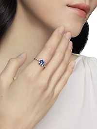 Chatelaine Ring 18K White Gold