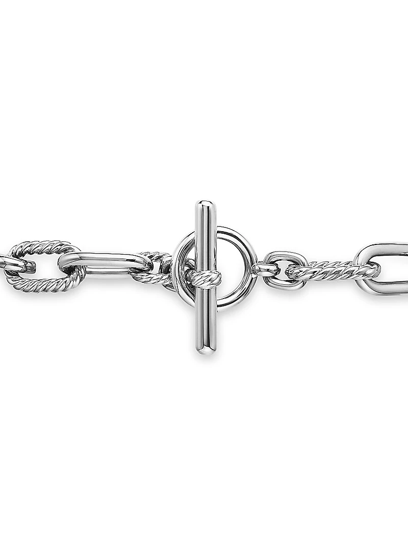 DY Madison Toggle Chain Necklace Sterling Silver, 11mm