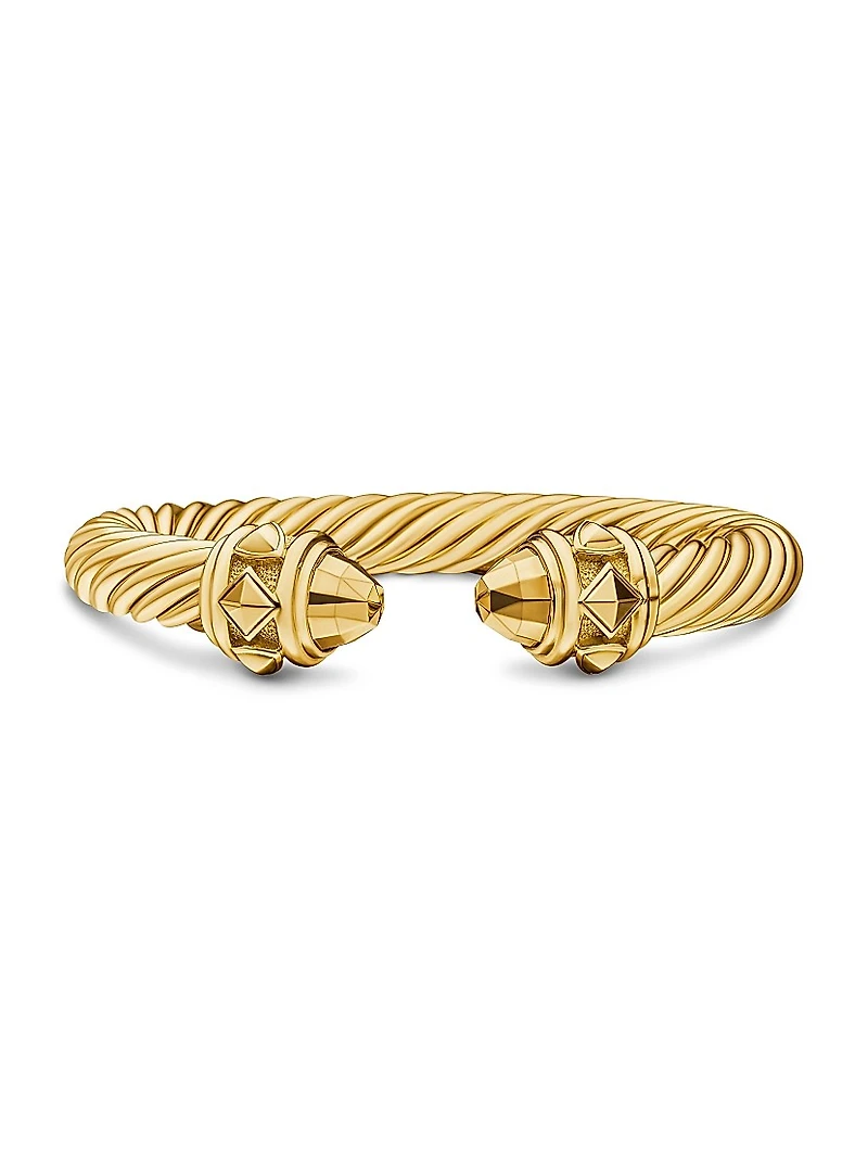 Renaissance Cablespira Bracelet 18K Yellow Gold, 9mm