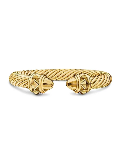 Renaissance Cablespira Bracelet 18K Yellow Gold, 9mm