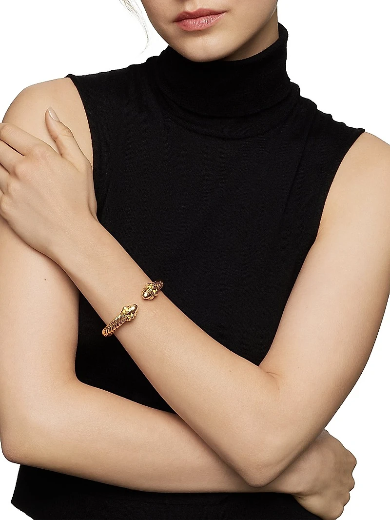 Renaissance Cablespira Bracelet 18K Yellow Gold, 9mm
