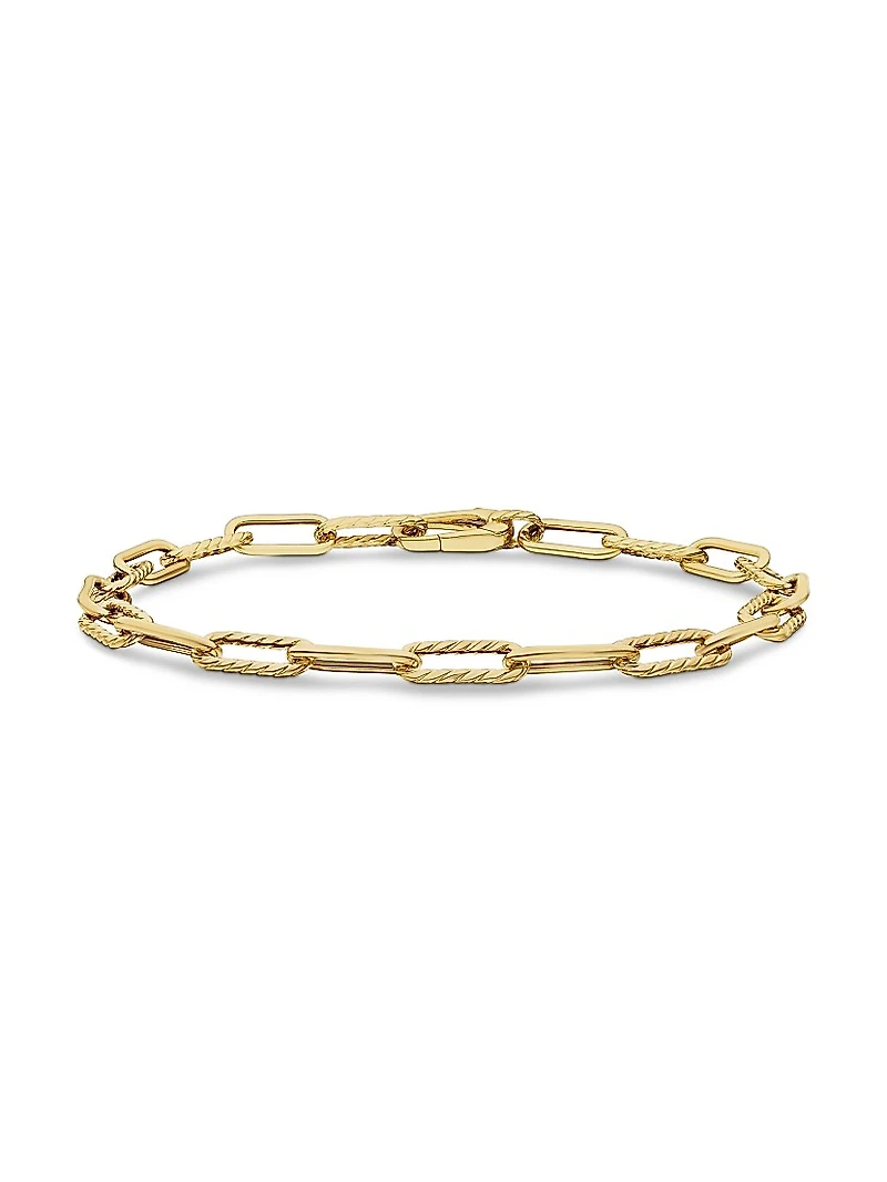 DY Madison Chain Bracelet 18K Yellow Gold