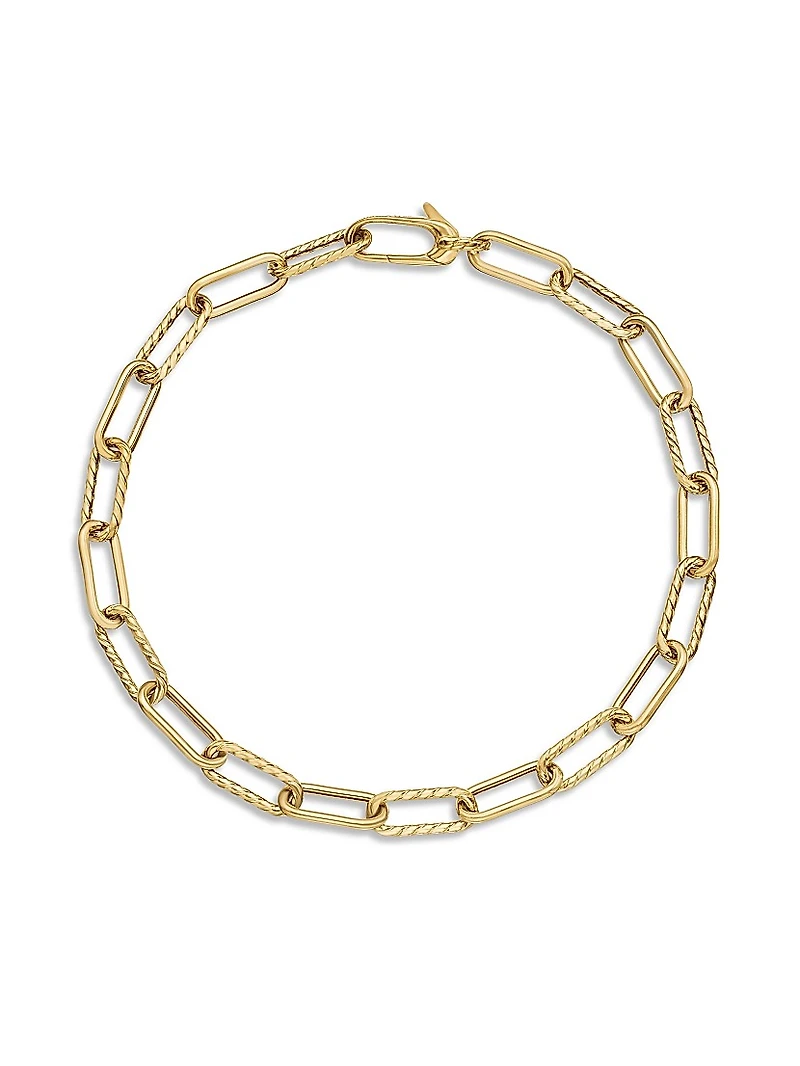 DY Madison Chain Bracelet 18K Yellow Gold