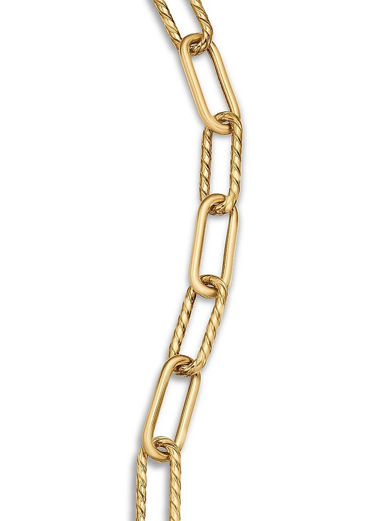 DY Madison Chain Bracelet 18K Yellow Gold