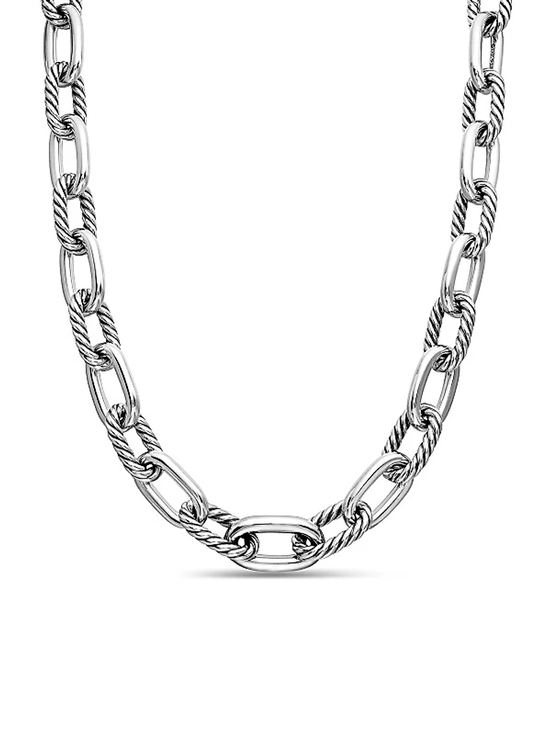 DY Madison Chain Necklace in Sterling Silver, 13.5mm