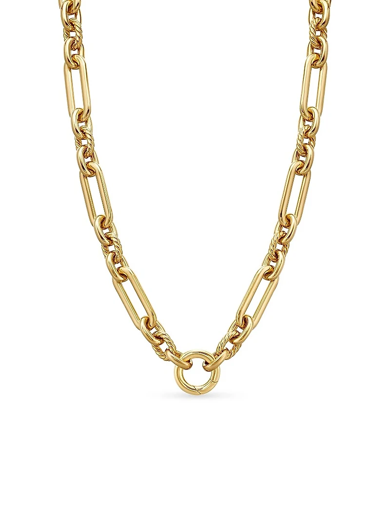 Lexington Chain Necklace in 18K Yellow Gold, 9.8mm