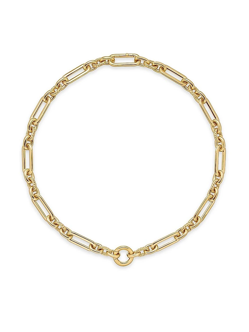 Lexington Chain Necklace in 18K Yellow Gold, 9.8mm