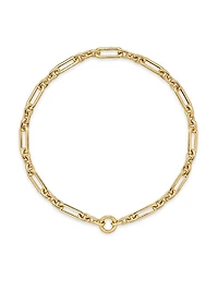 Lexington Chain Necklace in 18K Yellow Gold, 9.8mm