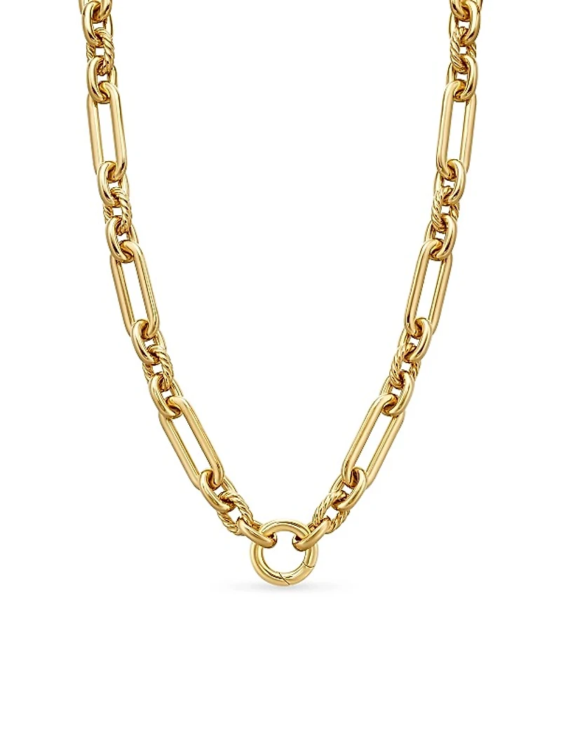 Lexington Chain Necklace in 18K Yellow Gold, 9.8mm