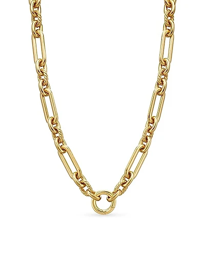 Lexington Chain Necklace in 18K Yellow Gold, 9.8mm