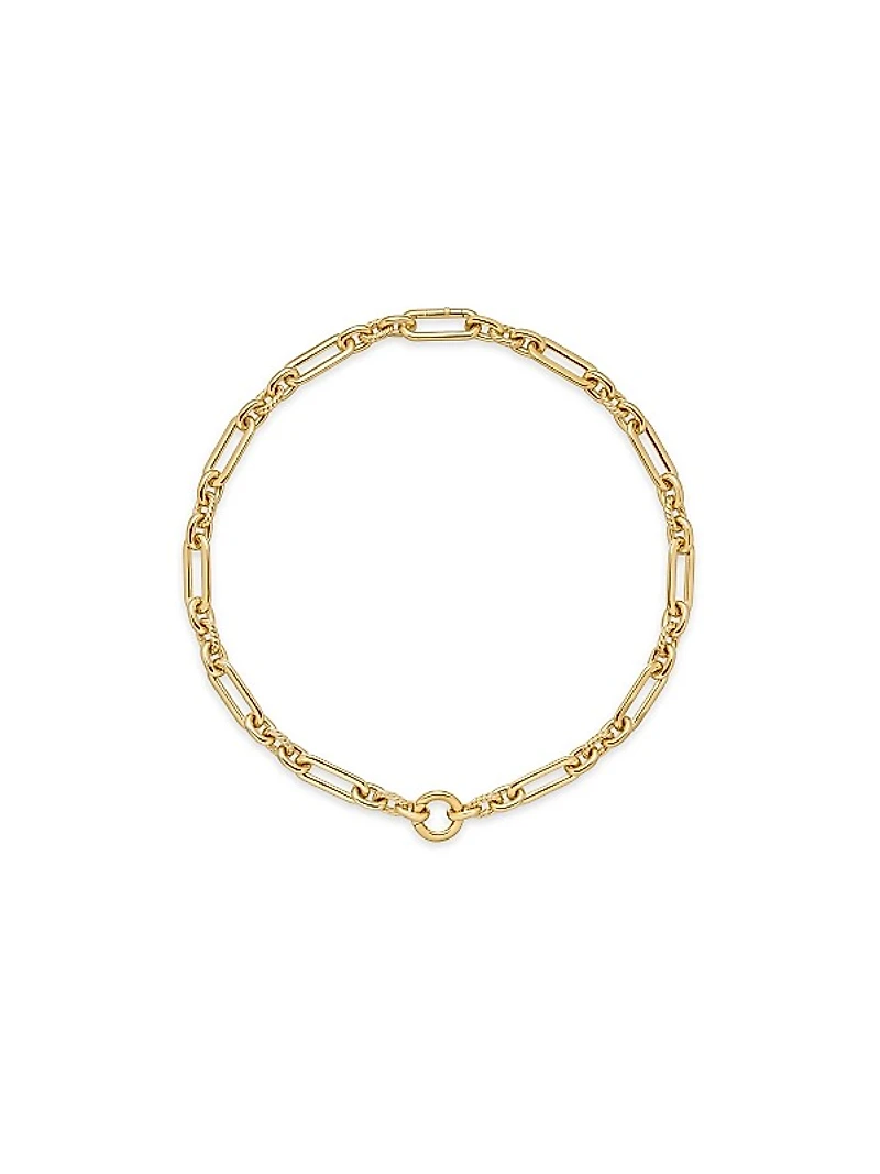 Lexington Chain Necklace in 18K Yellow Gold, 9.8mm