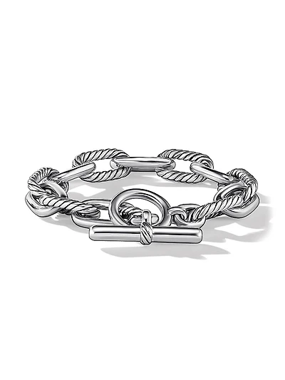 DY Madison Sterling Silver Toggle Chain Bracelet
