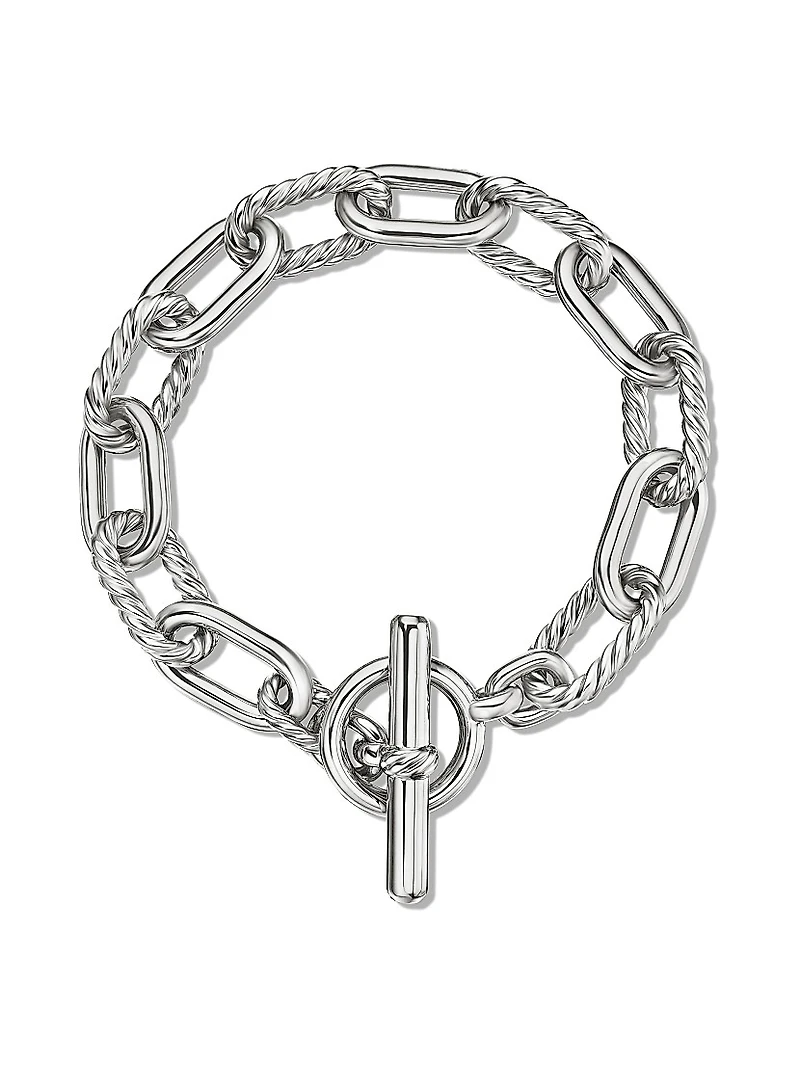 DY Madison Sterling Silver Toggle Chain Bracelet