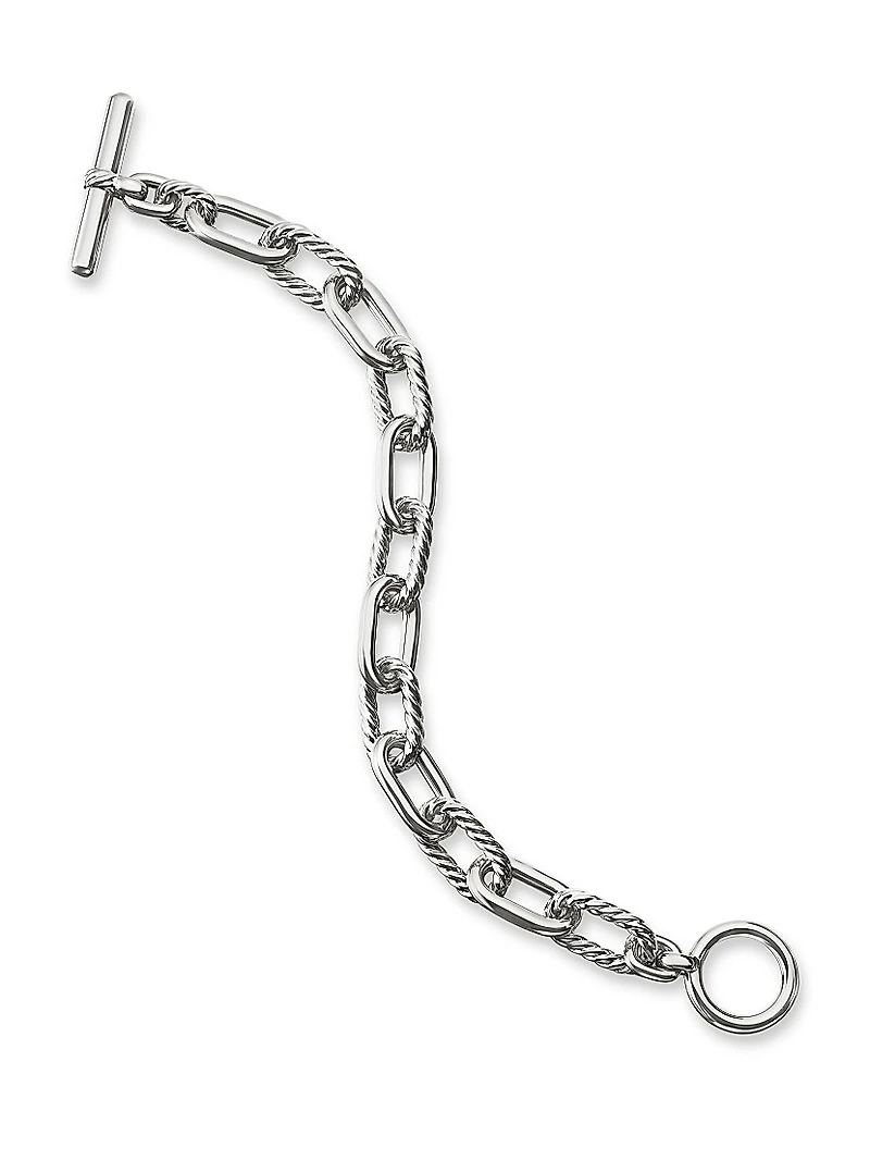 DY Madison Sterling Silver Toggle Chain Bracelet