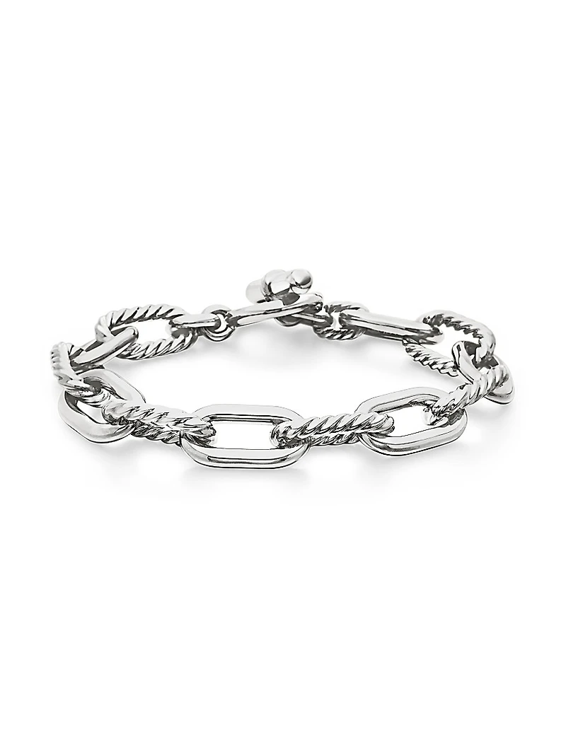 DY Madison Sterling Silver Toggle Chain Bracelet