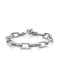 DY Madison Sterling Silver Toggle Chain Bracelet