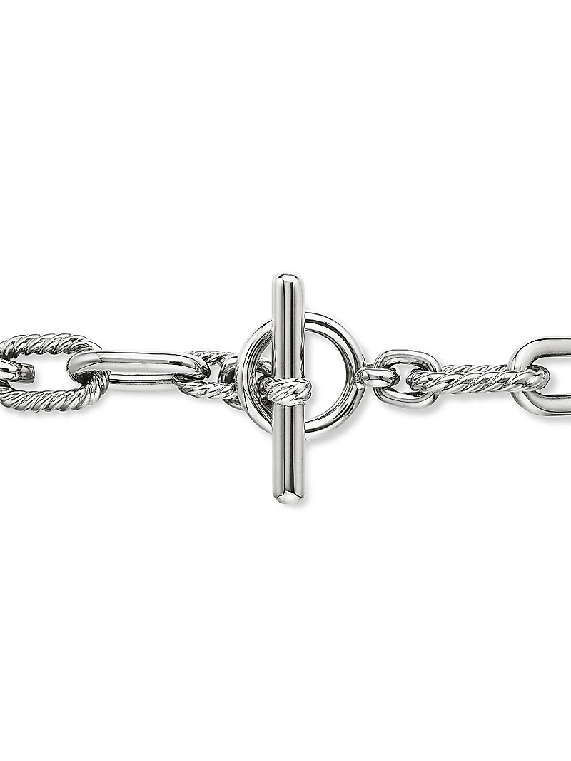 DY Madison Sterling Silver Toggle Chain Bracelet
