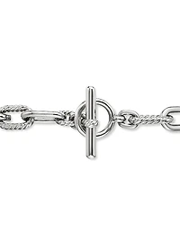 DY Madison Sterling Silver Toggle Chain Bracelet