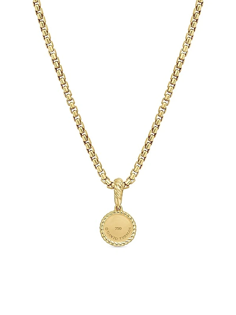 Evil Eye Amulet in 18K Yellow Gold