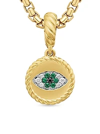 Evil Eye Amulet in 18K Yellow Gold