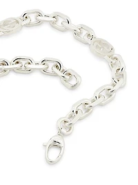 Interlocking G Sterling Silver Bracelet