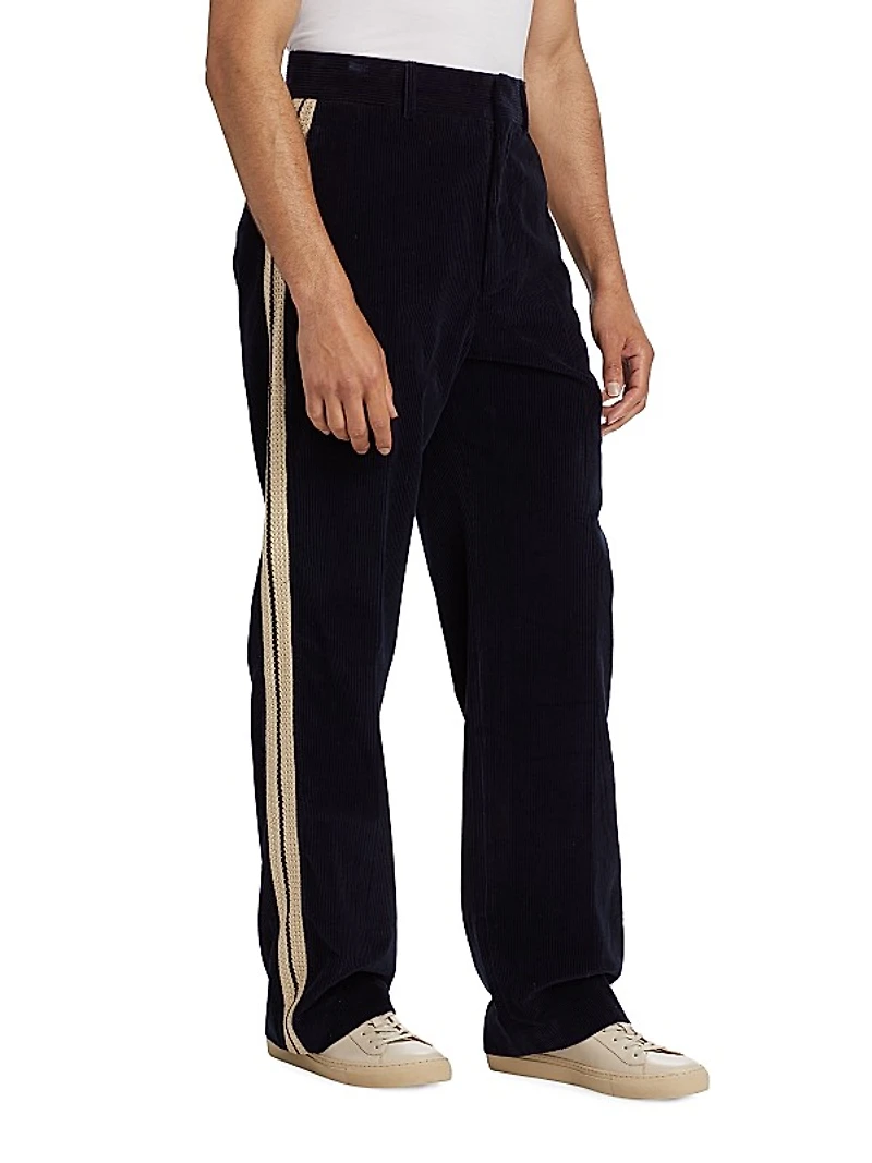 Corduroy Suit Tape Pants
