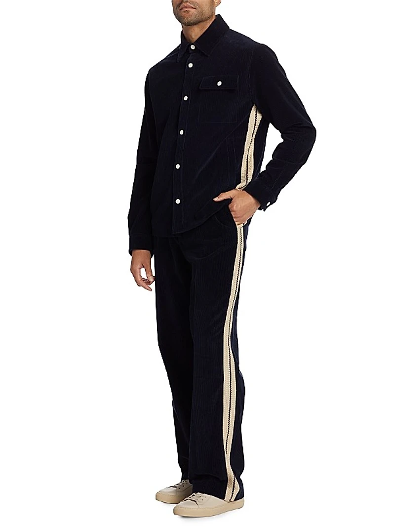 Corduroy Suit Tape Pants