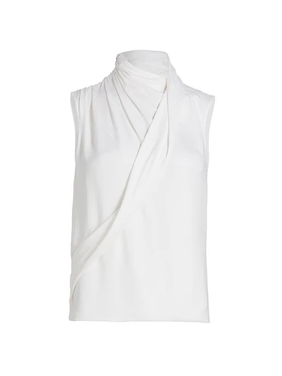 Silk Wrap Top